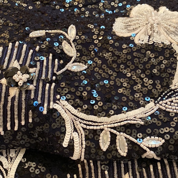 Escada 💯Silk Stunning All Sequin Full Silk Lined Camisole - Picture 12 of 16